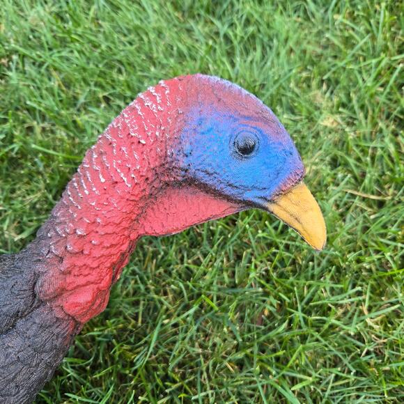 Turkey Decoy Carry-Lite Made in Italy 34" Sport Plastic Realistic Coloration - Picture 3 of 12